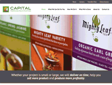 Tablet Screenshot of capitalcorrugated.com